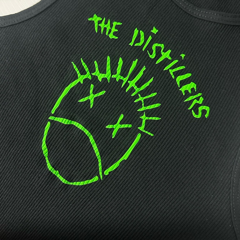 The Distillers Band Unisex Cropped Tank - Picture 2 of 3